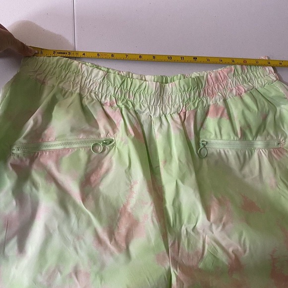 Fabletics Women’s Kalani Convertible Track Pant Green Pink Tie Dye Pockets 2X - Picture 11 of 15